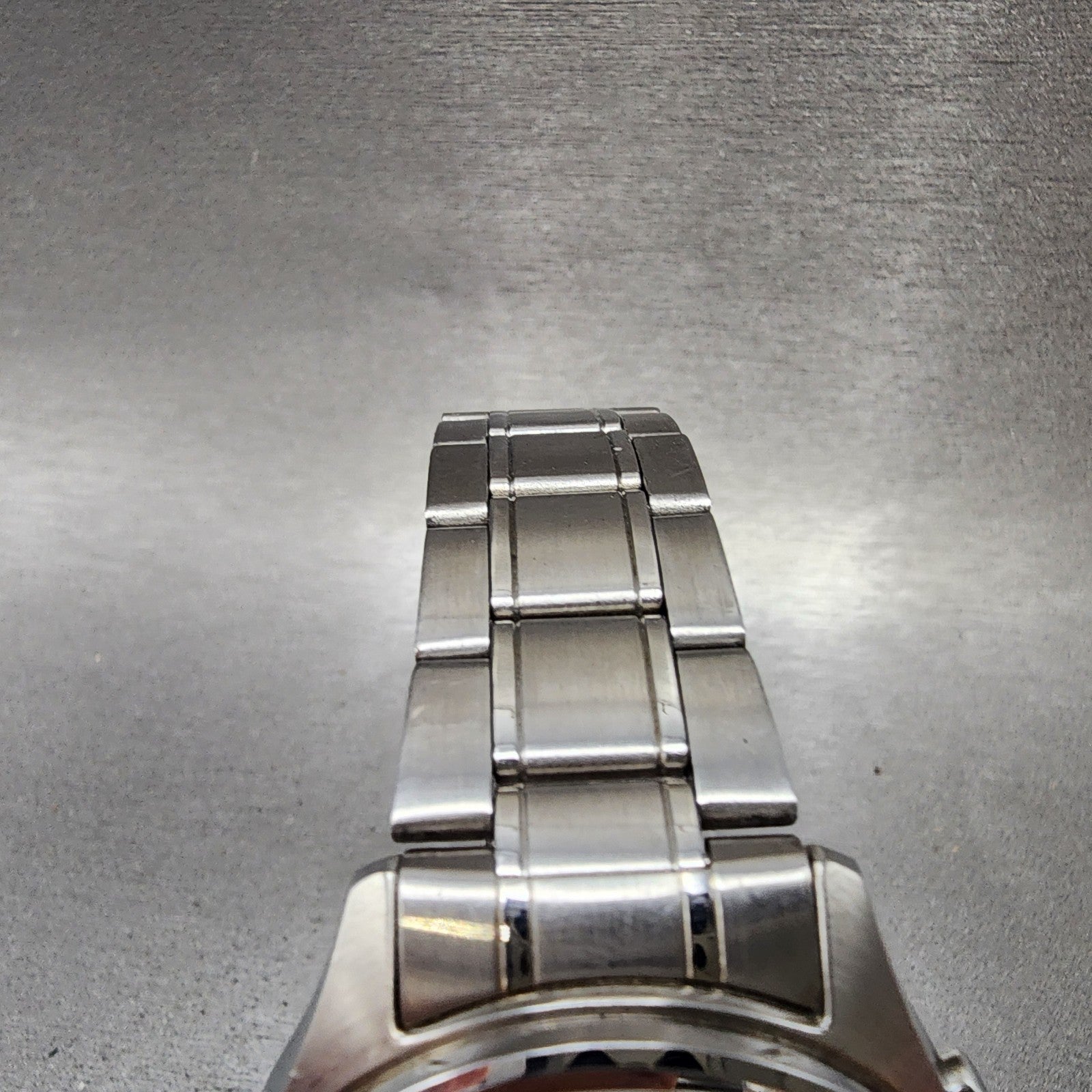 Seiko Chronograph Watch Men 39mm White Dial Silver Tone Date 7t920cc0 New Batt4