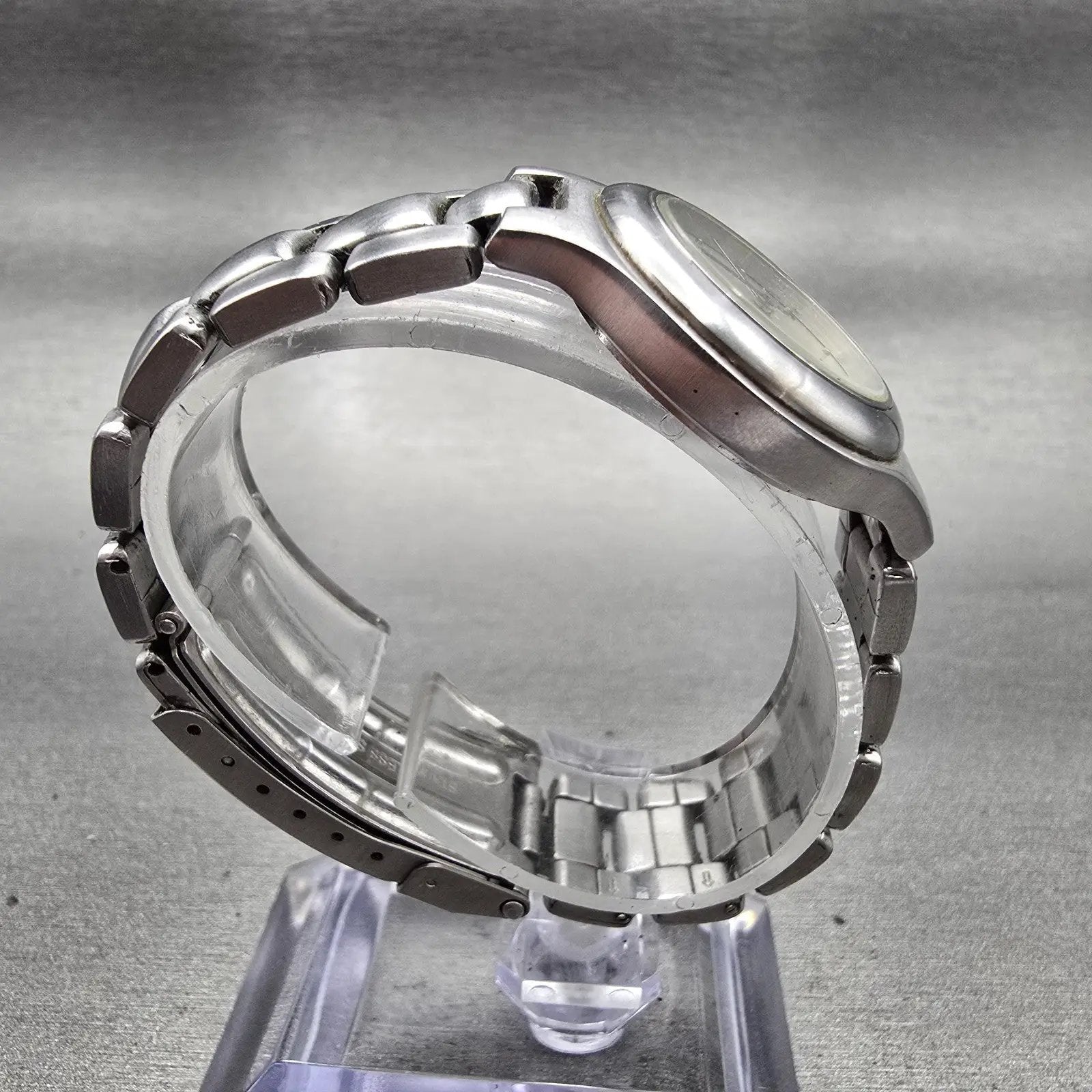 Skagen Watch Women 27mm Silver Dial Silver Tone Round A2SSX New Battery8