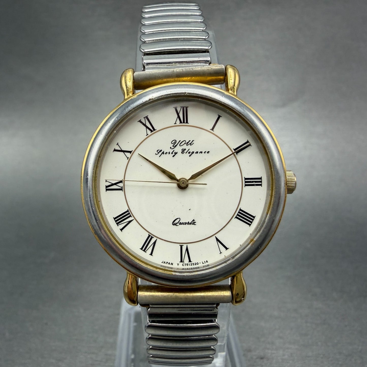 Orient You Watch Women 30mm White Dial Two Tone Round C75252-00 New Battery0