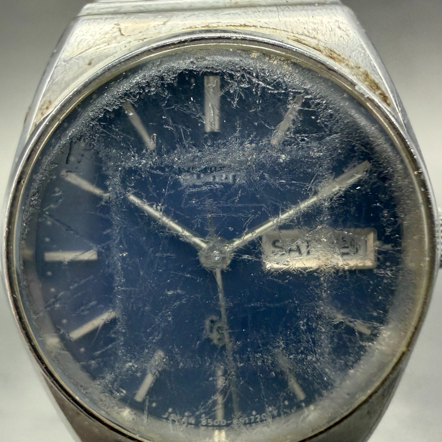 Citizen CQ Watch Women 26mm Blue Dial Silver Tone Daydate 4-850475 New Battery1