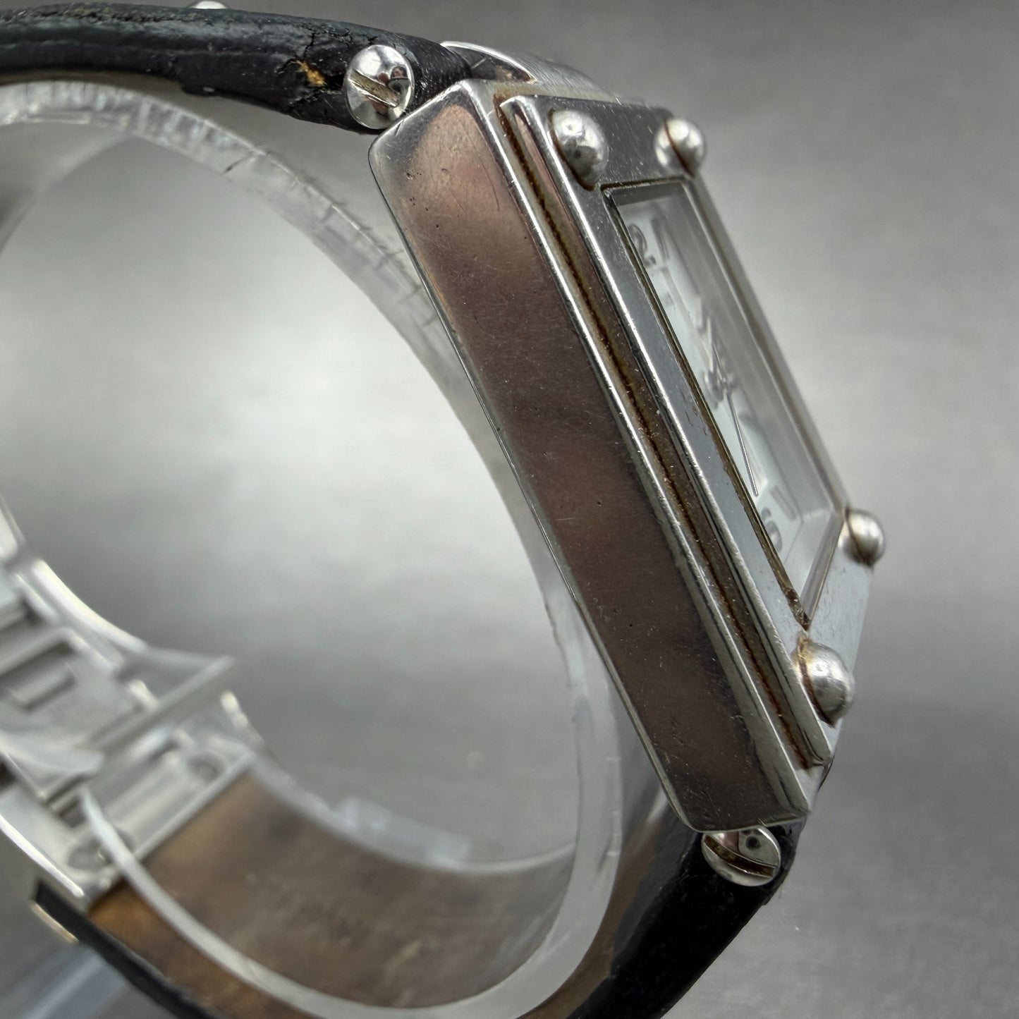 Michael Kors Watch Women 24mm Silver Dial Steel Rectangle MK-4085 New Battery4