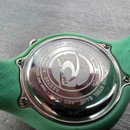Rip Curl Aurora Surf Watch Women 37mm Green Dial Green Case Round New Battery9