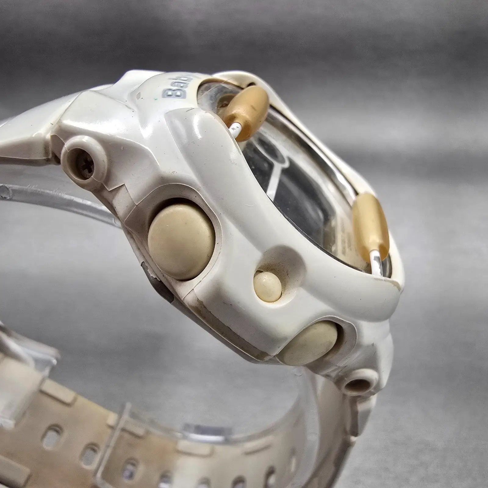 Casio Baby-G BG-169R Watch Women 43mm White Dial White Alarm Chrono New BatteryL3