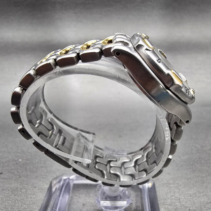 Bulova Marine Star Watch Women 27mm Silver Dial Two Tone Date 98M39 New Battery8