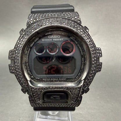 Casio G-Shock DW-6900MS Watch Men 50mm Digital Gem Set Black  Alarm Chrono Works0
