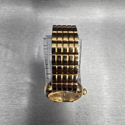 Seiko Watch Women 19mm Champagne Dial Gold Tone Round 1N00-)B10 New Battery VTG4