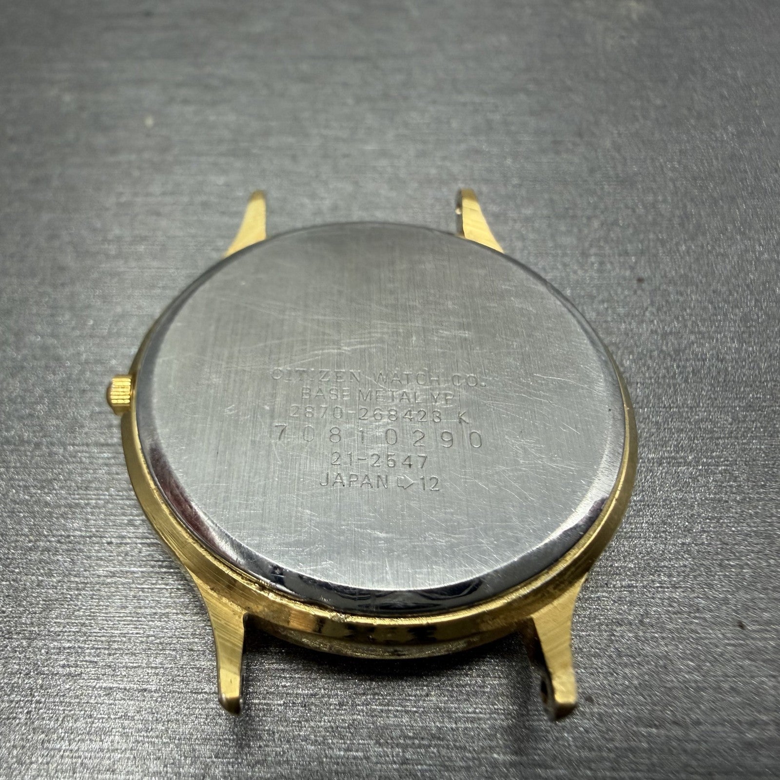 Citizen Moonphase Watch Women 30mm White Dial Gold Tone Date Round New Batt READ7