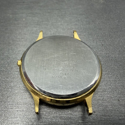 Citizen Moonphase Watch Women 30mm White Dial Gold Tone Date Round New Batt READ7