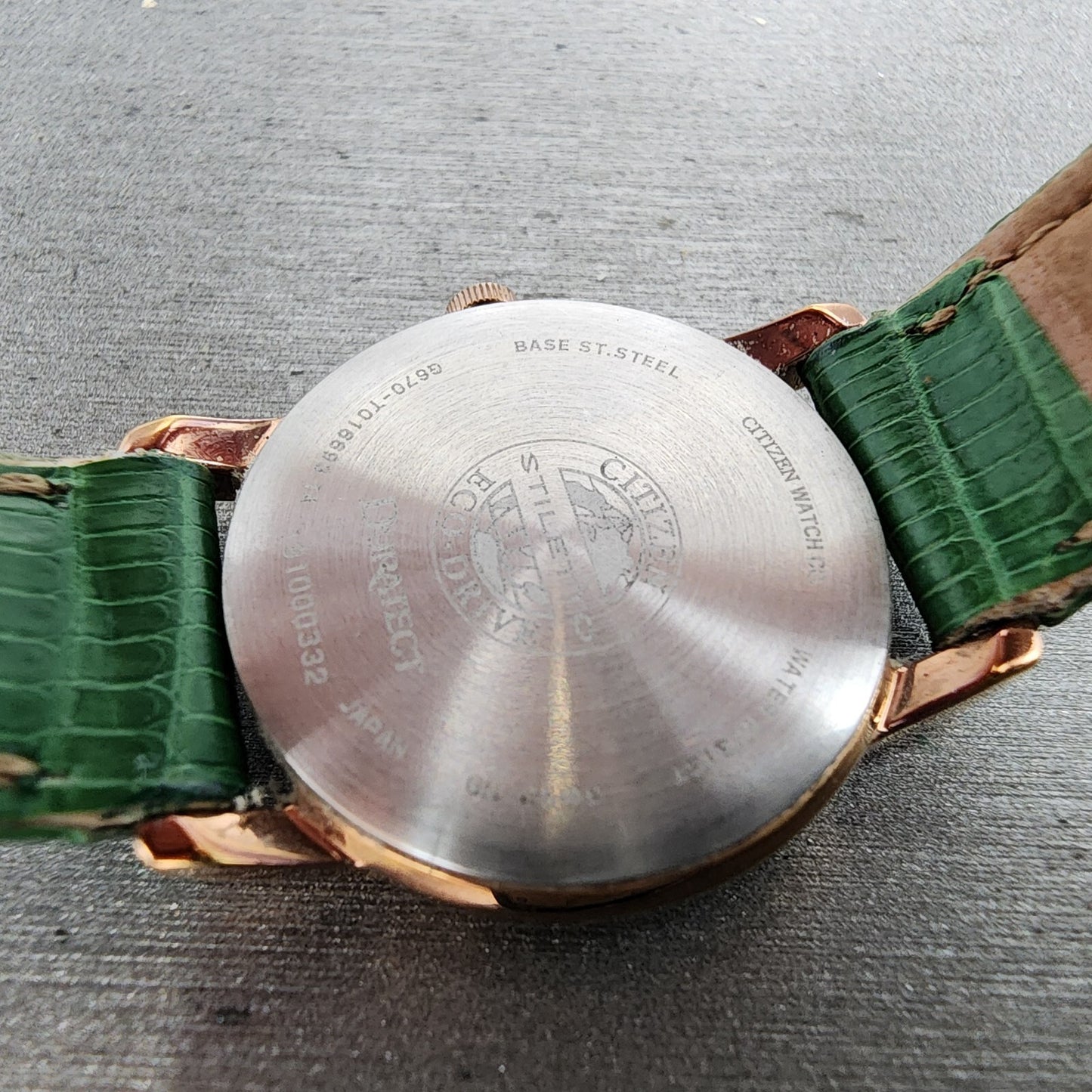 Citizen EcoDrive Watch Women 23mm White Dial Rose Gold Tone G670T016693 Runs9