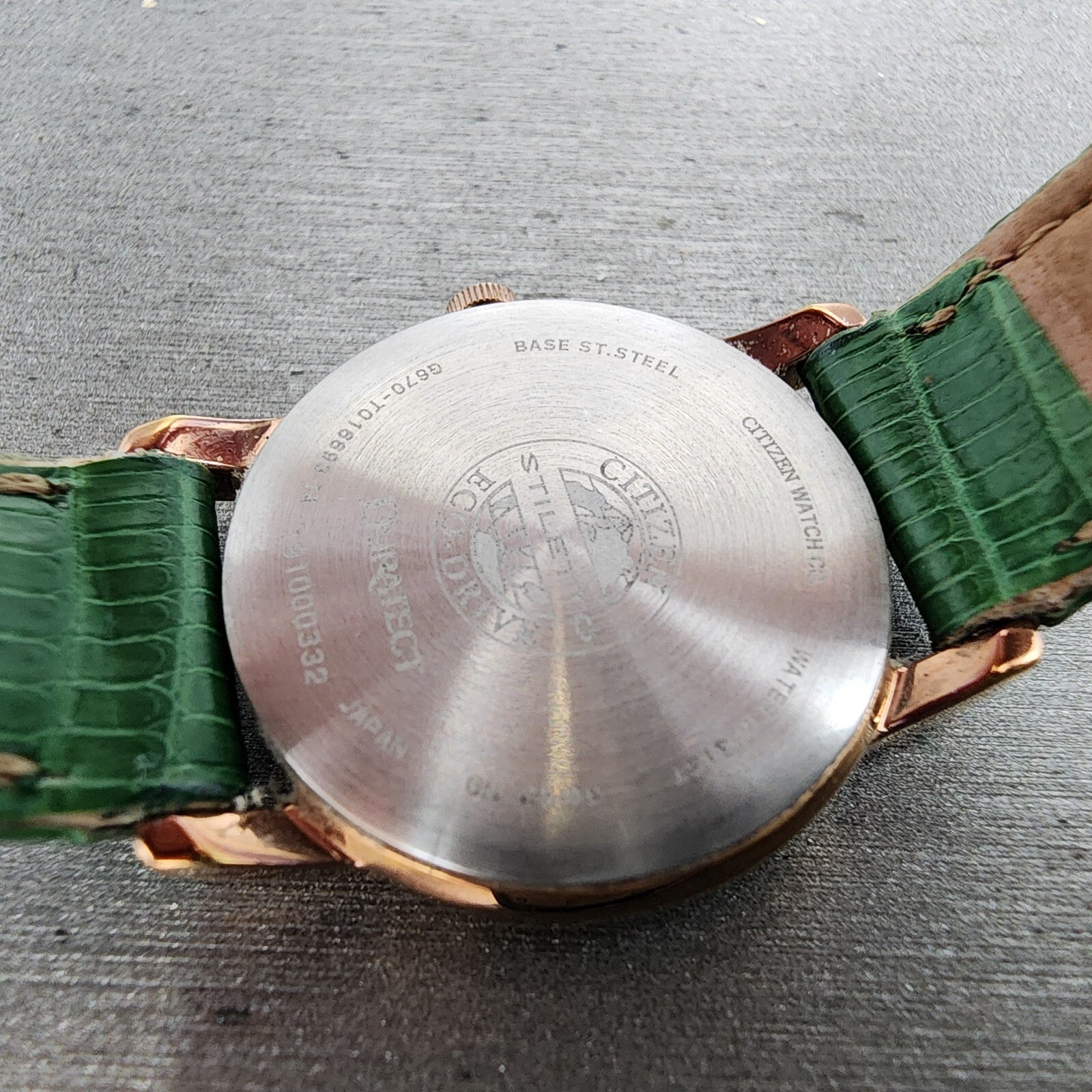 Citizen EcoDrive Watch Women 23mm White Dial Rose Gold Tone G670T016693 Runs9