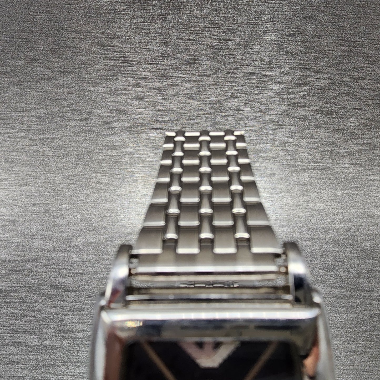 Emporio Armani Tank Watch Men 33mm Black Dial READ!!!!!!!!!!! Rectangle New Batt4