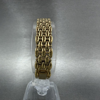 Wittnauer Tank Watch Women 13mm Gold Dial Gold Tone Crystal Bezel New Battery7