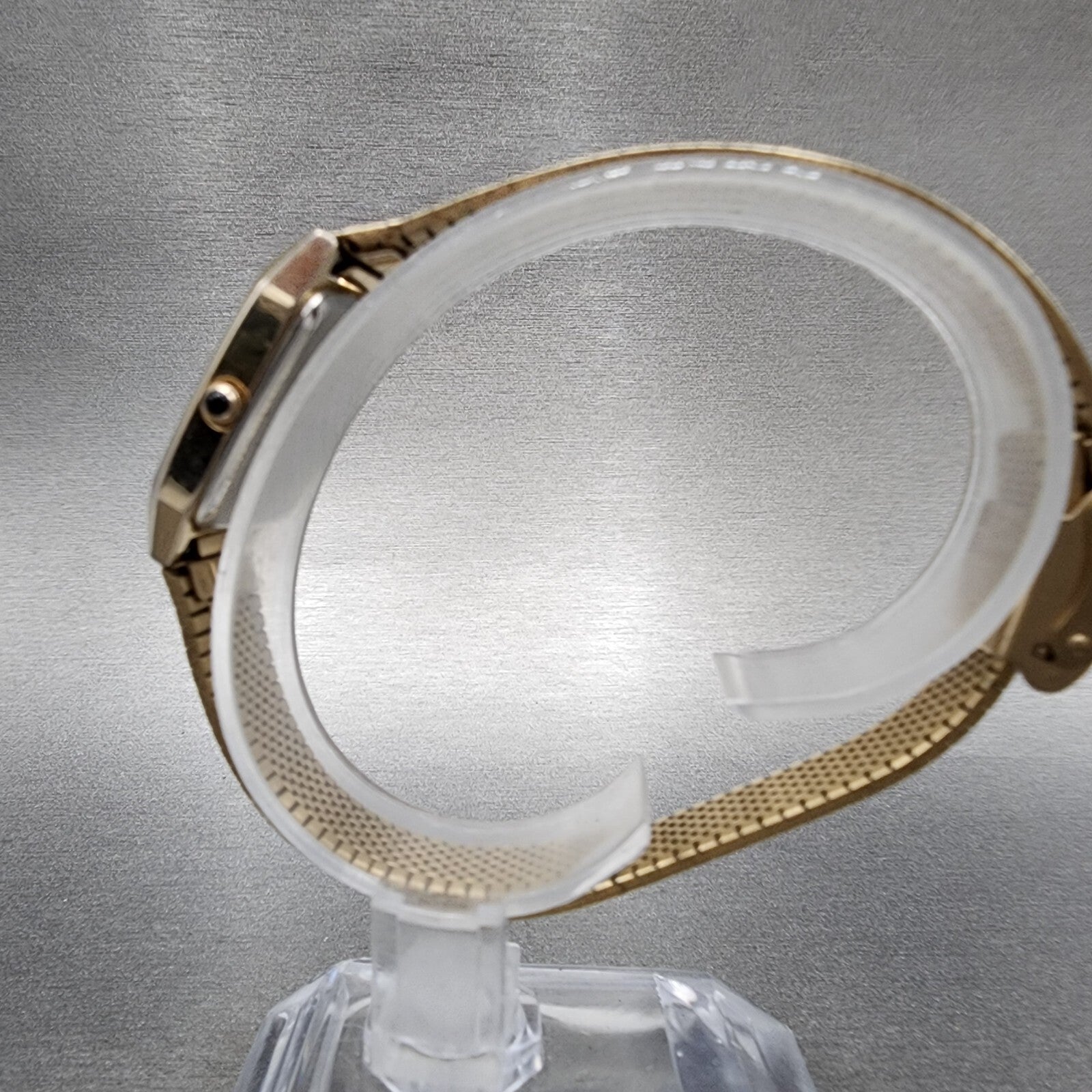 Citizen CQ Tank Watch Women 21mm White Dial Gold Tone Rectangle New Battery6