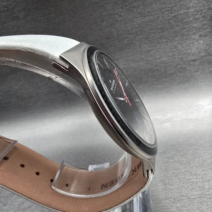 Skagen Watch Men 42mm Gray Dial Titanium Date Round 234XXLTW New Battery3