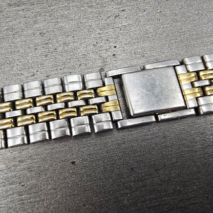 Citizen Bracelet 18mm Stainless Steel Two Tone Vintage Japan ONLY ONE END LINK2