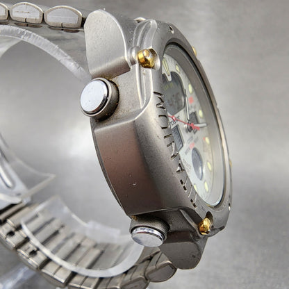 Citizen Interceptor Watch Men 40mm Analog Digital Titanium C401L14689 PARTS4