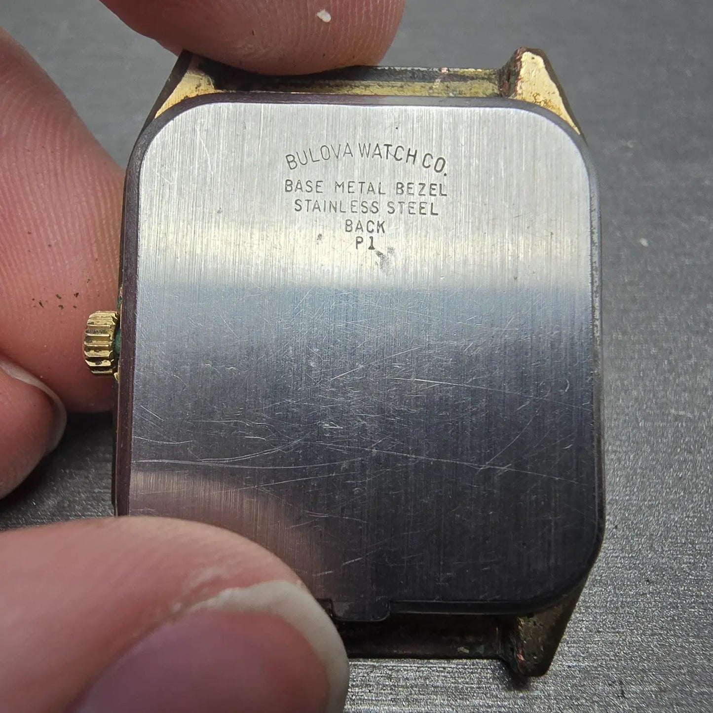 Bulova Watch Men 29mm Champagne Dial Gold Tone Date READ!!!!! 82348 New Battery6