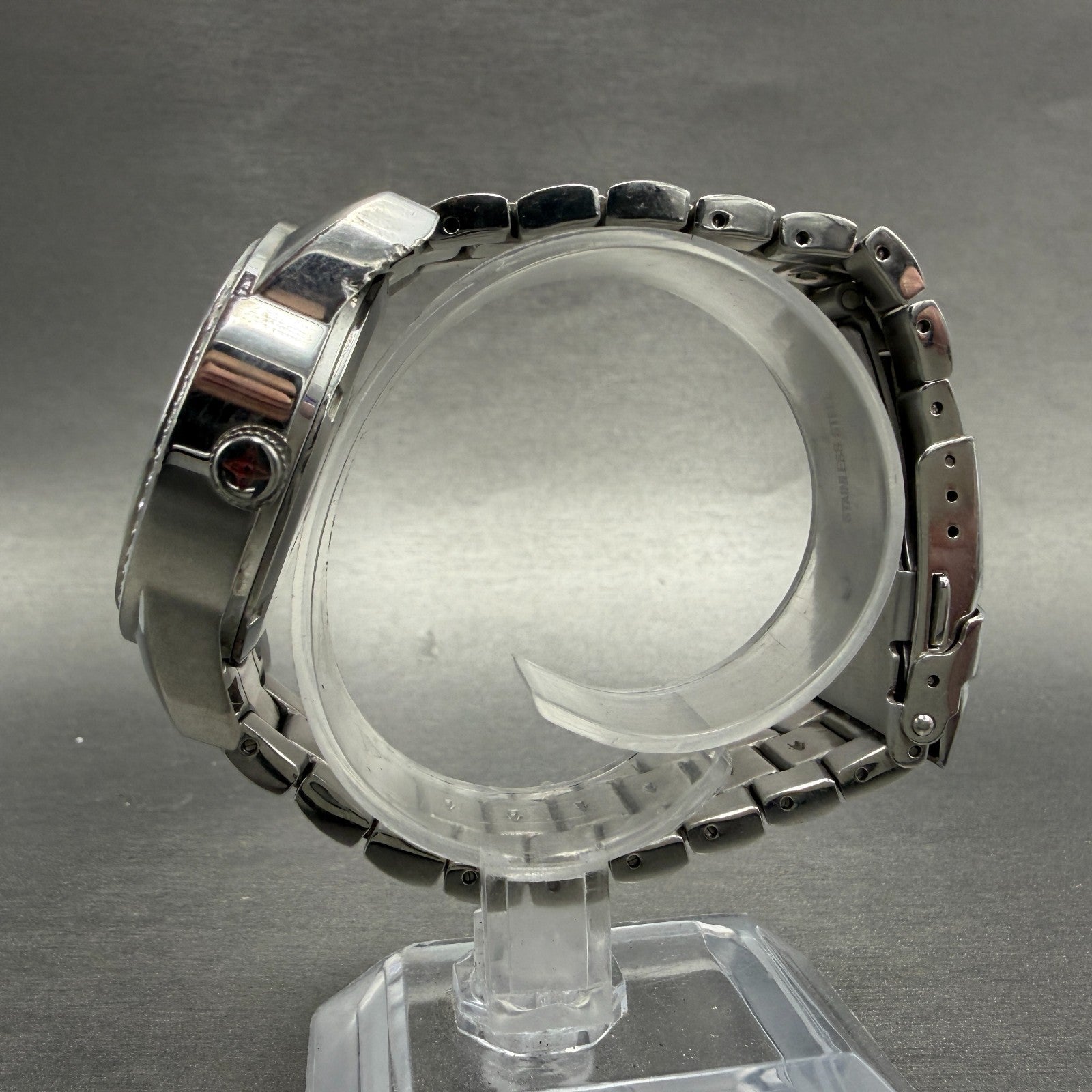 Aragon StarHalo watch Women 37mm Blue Abalone Dial Steel Crystals New Battery6