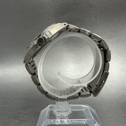 Casio Lineage Titanium Watch Men 38mm Silver Dial Daydate LIN-171J New Battery I6