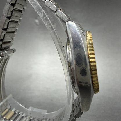 Seiko SQ Watch Women 25mm White Dial Two Tone Daydate 2626-0159 READ New Battery3