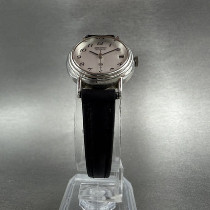 Seiko SQ Watch Women 23mm Silver Dial Silver Tone Date 8522-0030 New Battery5