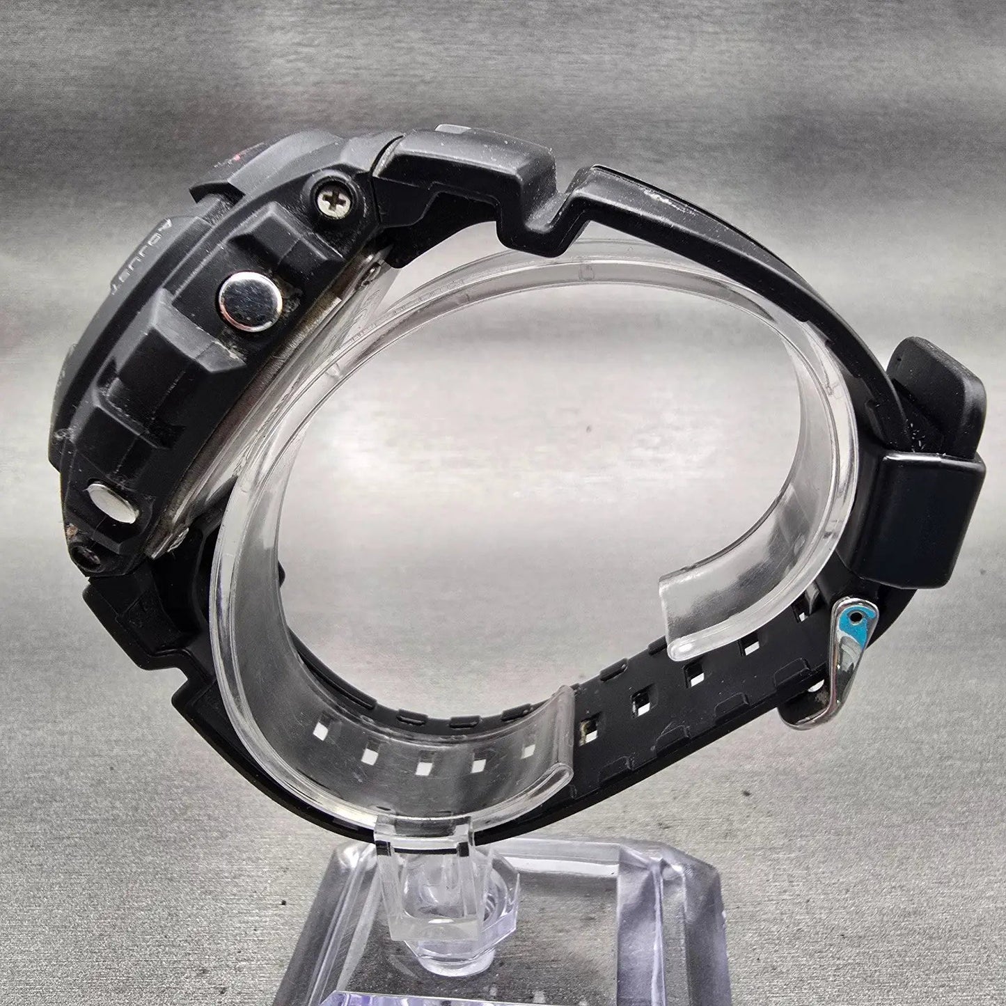 Casio G-Shock G-100 Watch Men 47mm Black Dial Black Tone Chrono Alarm New Batt J6