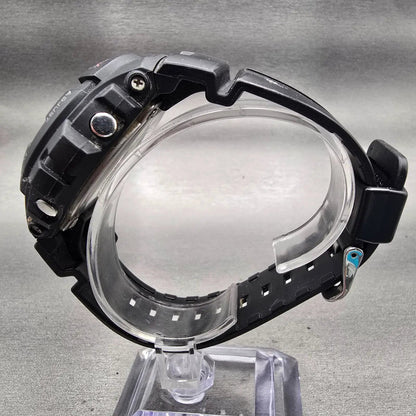 Casio G-Shock G-100 Watch Men 47mm Black Dial Black Tone Chrono Alarm New Batt J6