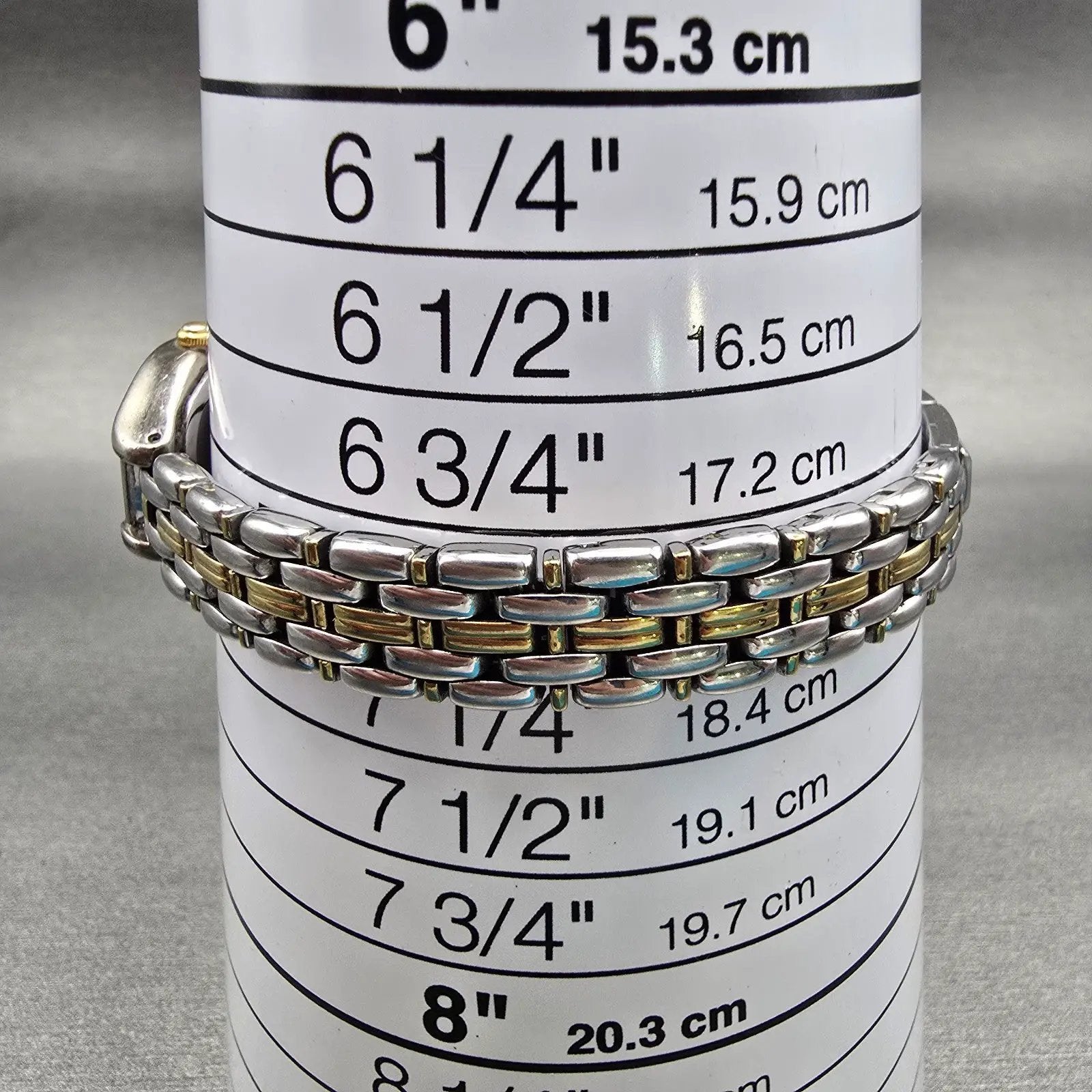 Seiko Watch Women 17mm White Dial Two Tone Oval 1N01-5C29 New Battery Vintage9