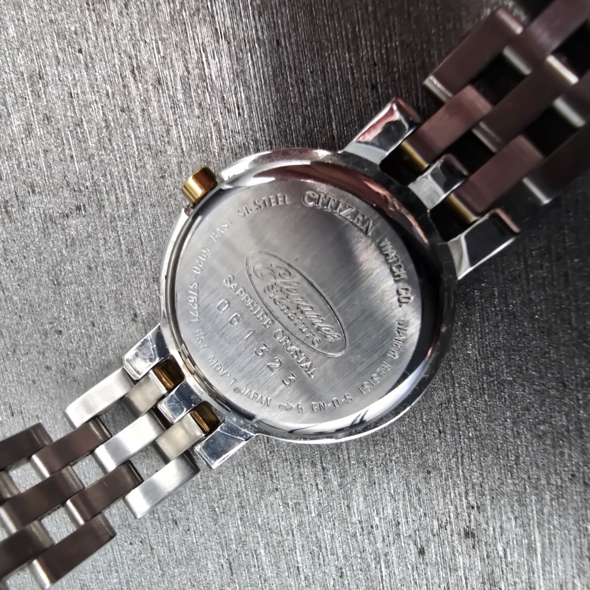 Citizen Elegance Watch Women 23mm Silver Dial Two Tone Round 5920-S76221 New Bat10