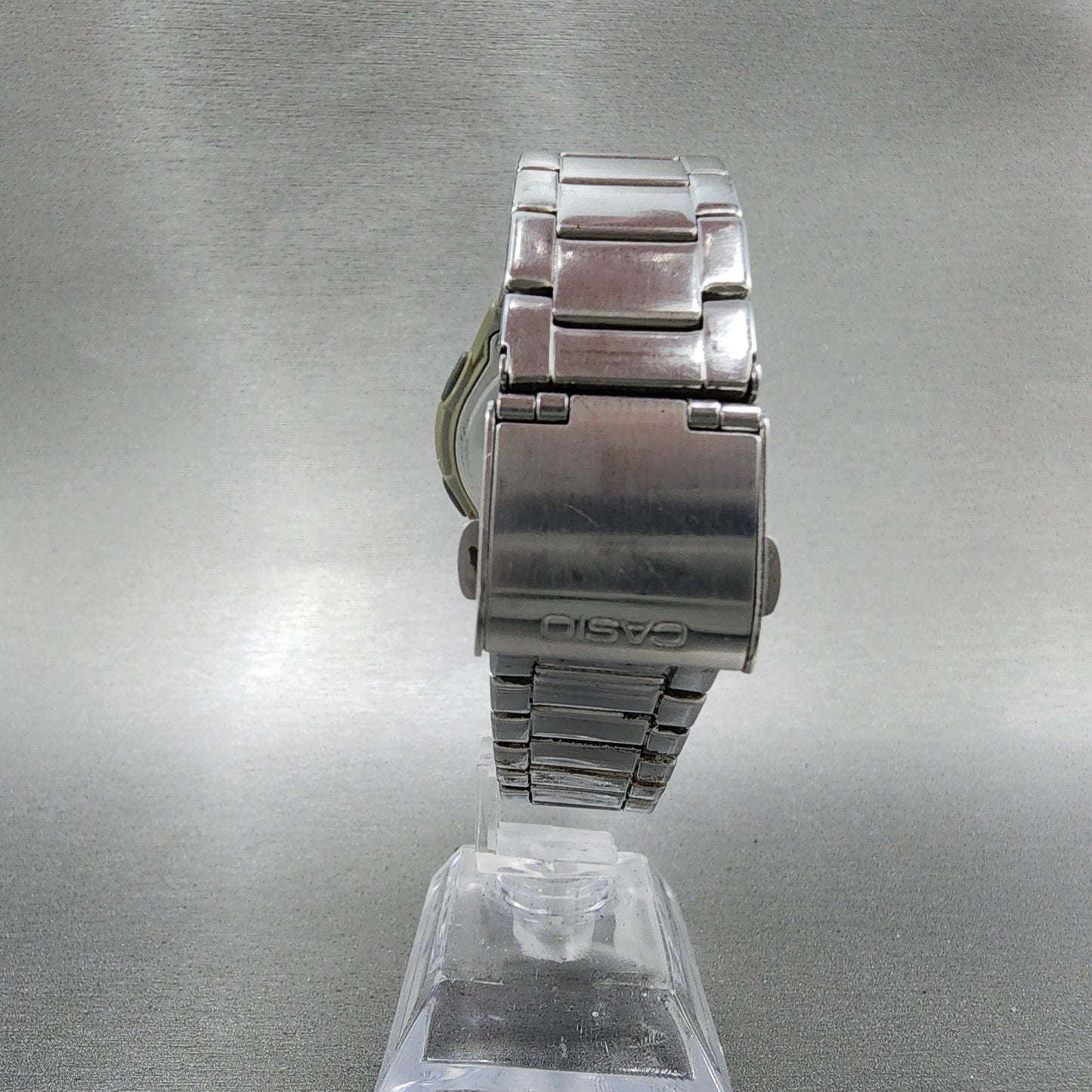 Casio Wave Ceptor Watch Men 41mm White Dial Silver Tone Solar WVAM600 Works7