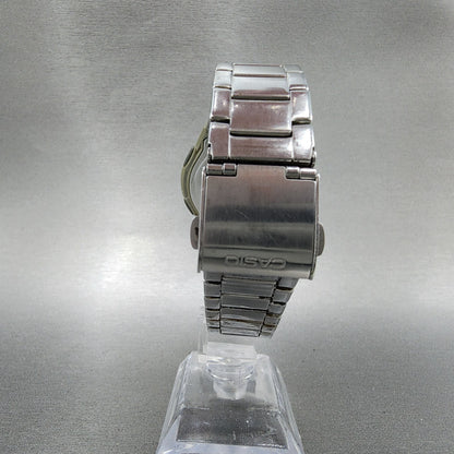 Casio Wave Ceptor Watch Men 41mm White Dial Silver Tone Solar WVAM600 Works7