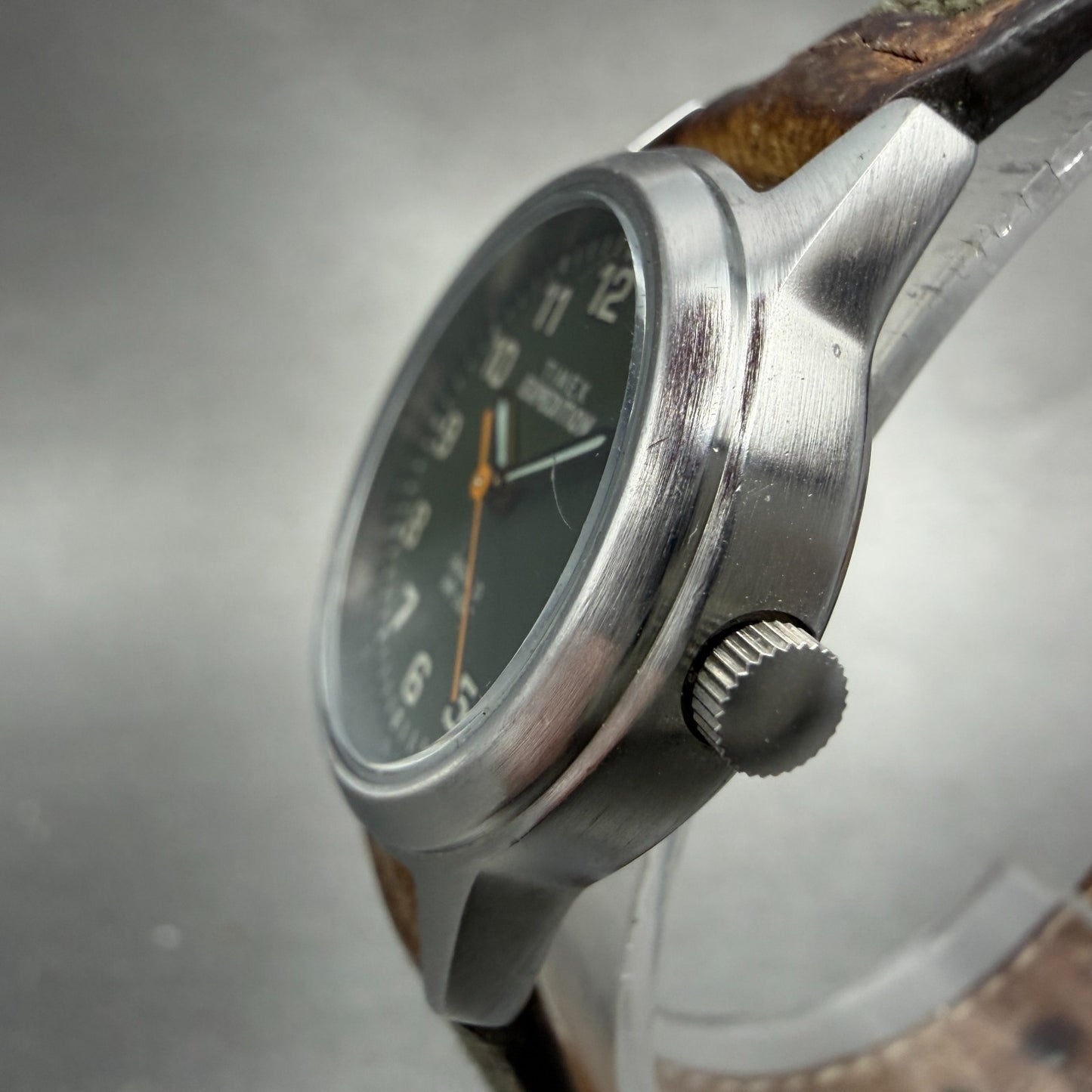 Timex Expedition Watch Women 26mm Green Dial Silver Tone Indiglo New Battery2