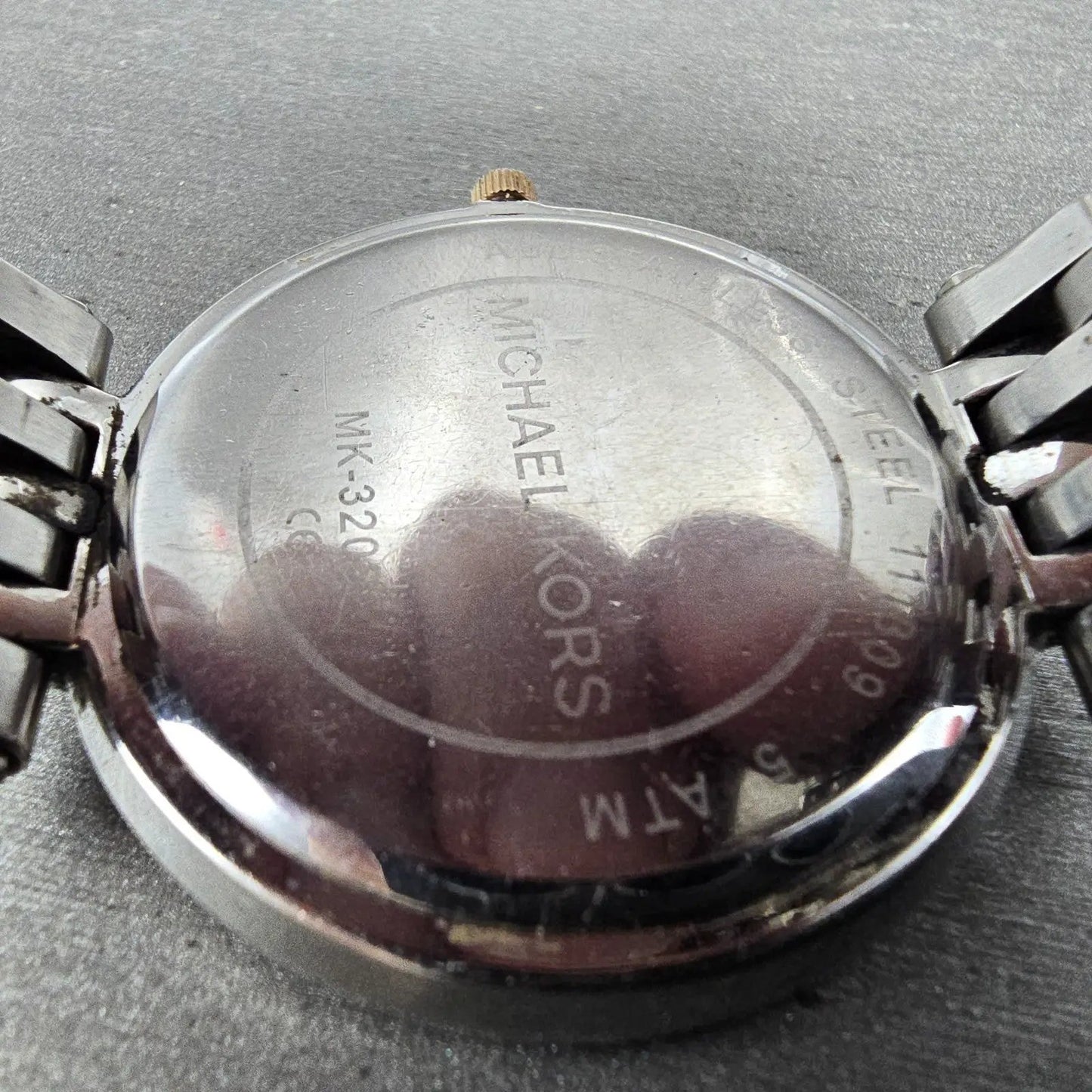 Michael Kors Darci Watch Women 39mm Silver Dial Two Tone MK-3203 New Battery JHJ8