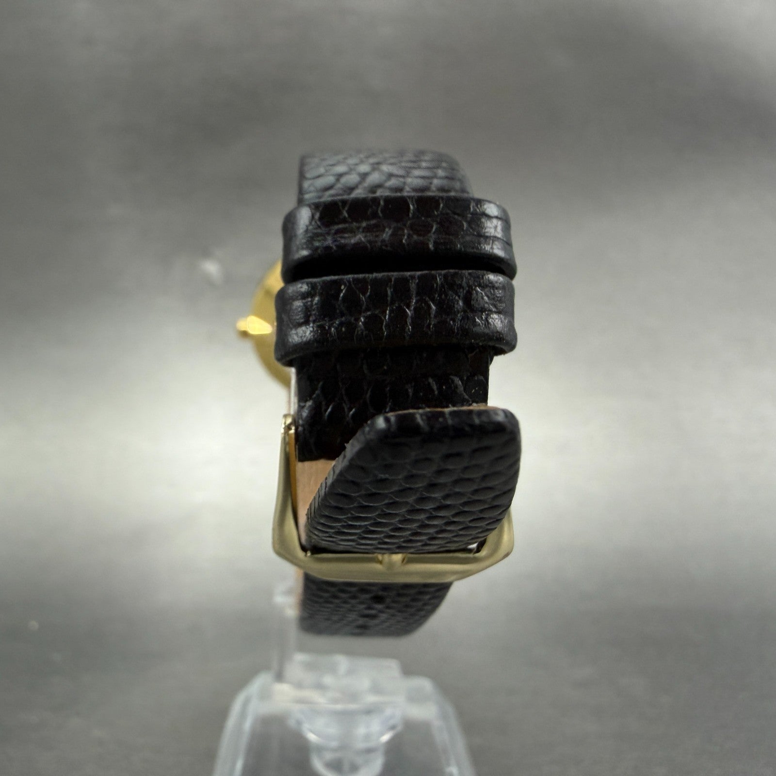 Movado Museum Watch Men 31mm Black Dial Gold Tone Round 87.45.882 PARTS8