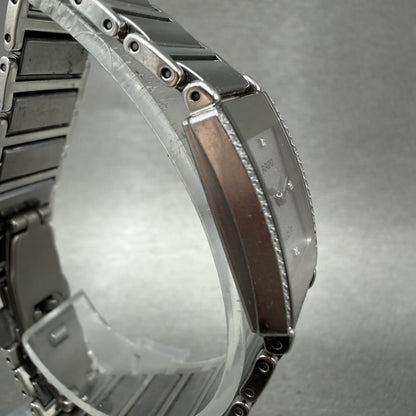 Rado Jubile Tank Watch Women 18mm Silver Dial Ceramic Diamond Bezel 153.0430.33
