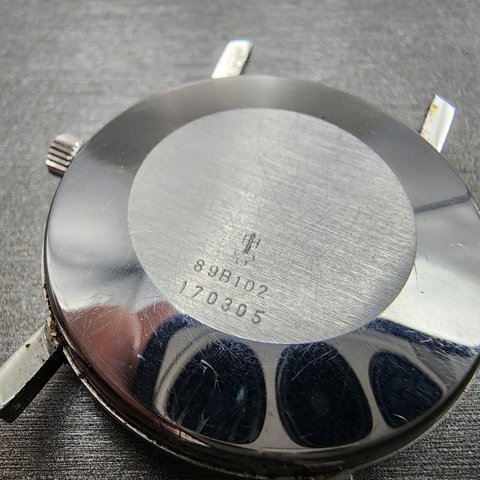Corum Automatic Watch Men 36mm Woven Dial Steel Date 89B102 PARTS7