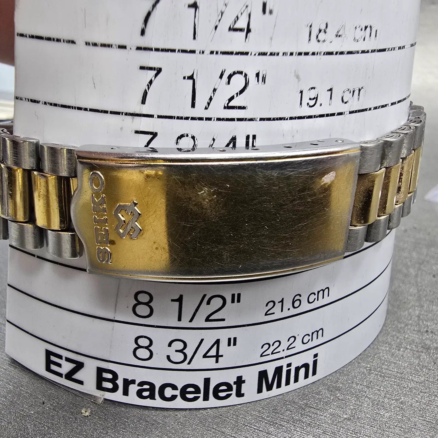 Seiko President Watch Men 36mm Gold Dial Two Tone Daydate 6923-8080 New Battery12