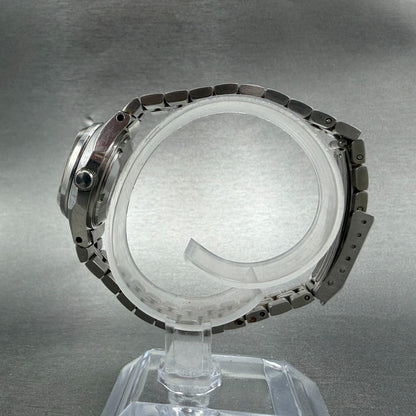 Seiko Automatic Watch Women 26mm Rose Dial Silver Tone Daydate 2206-0560 Runs6