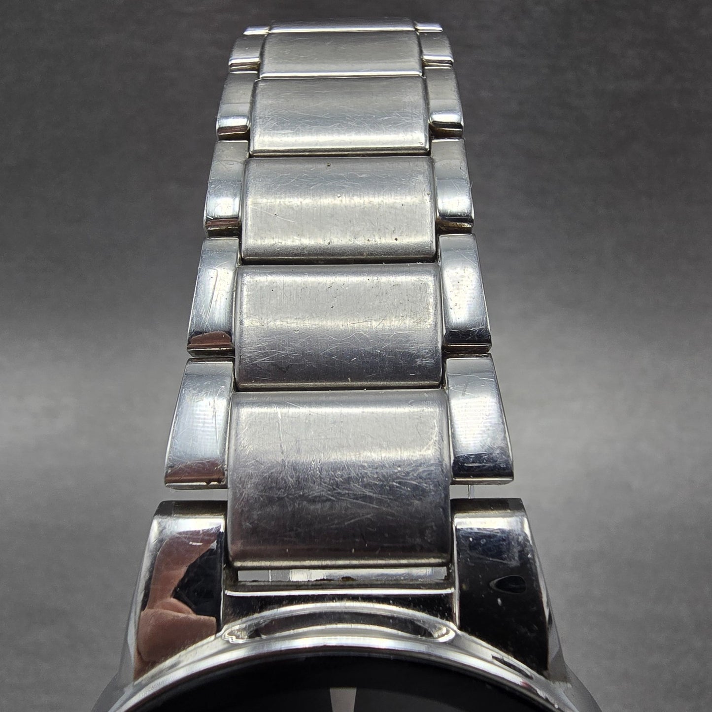 Citizen Eco-Drive Watch Men 40mm Black Dial Silver Tone Date J165-S086884 Runs4
