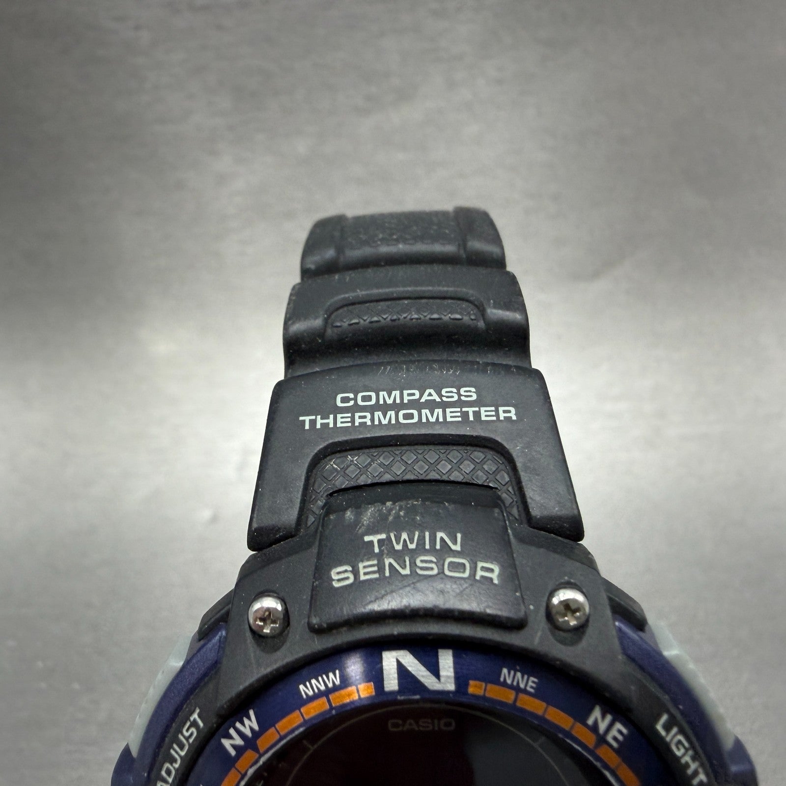 Casio SGW-100  Twin Sensor Watch Men 48mm Blue Black Alarm Chrono New Battery4