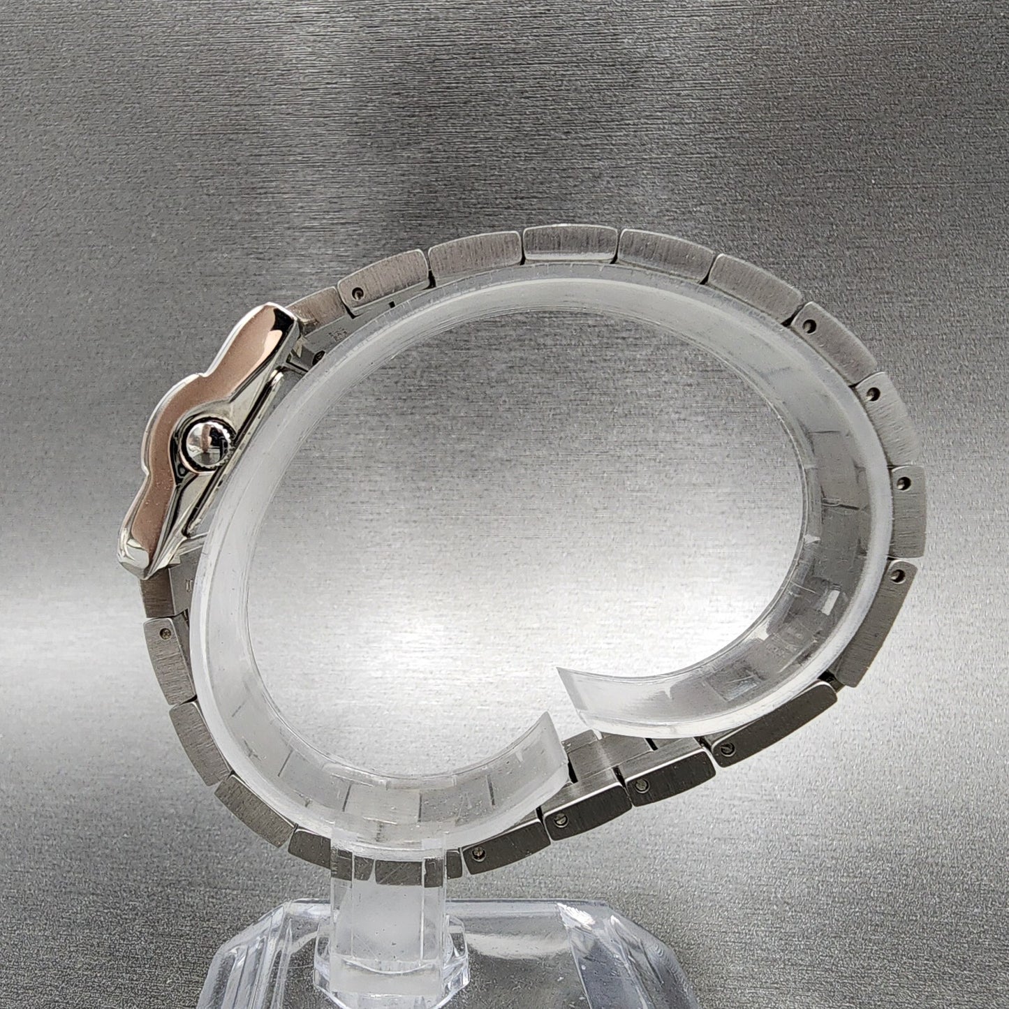 Seiko Watch Women 24mm Silver Dial Silver Tone Rectangle 4N007059 New battery6