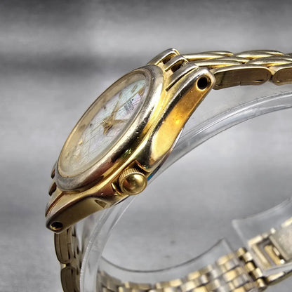 Citizen Watch Women 24mm MOP Dial Gold Tone Round 8031-S52543 New Battery VTG2