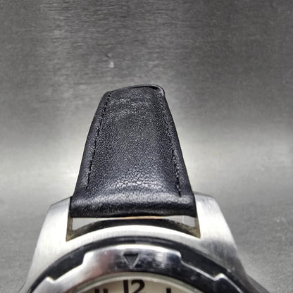 Timex Expedition Watch Men 41mm Cream Dial Silver Tone Date T49261 New Battery K4