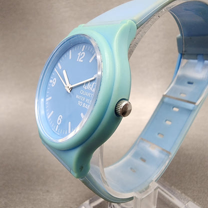 Citizen Q&Q Watch Women 34mm Blue Dial Blue Tone Round New battery2