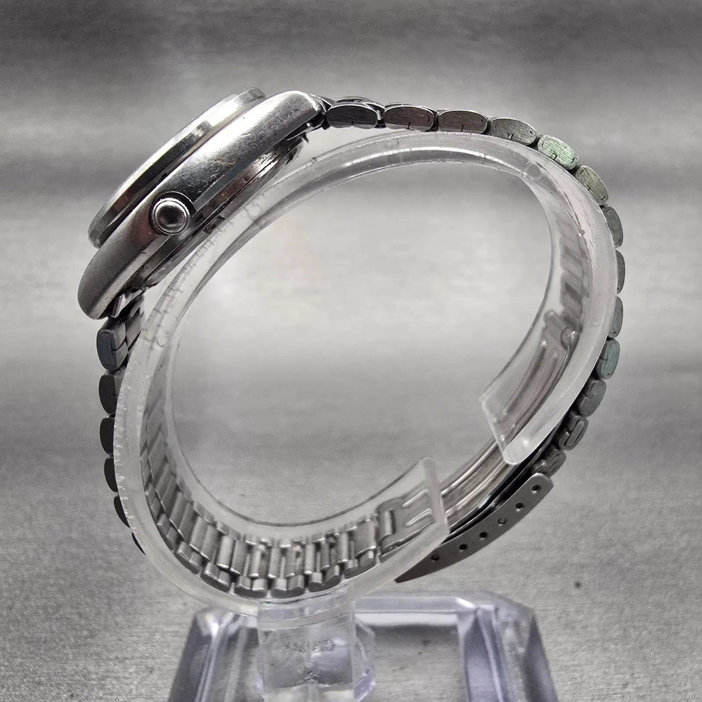 Seiko SQ Watch Women 24mm Silver Dial Silver Tone Daydate 3423-0099 New Battery6