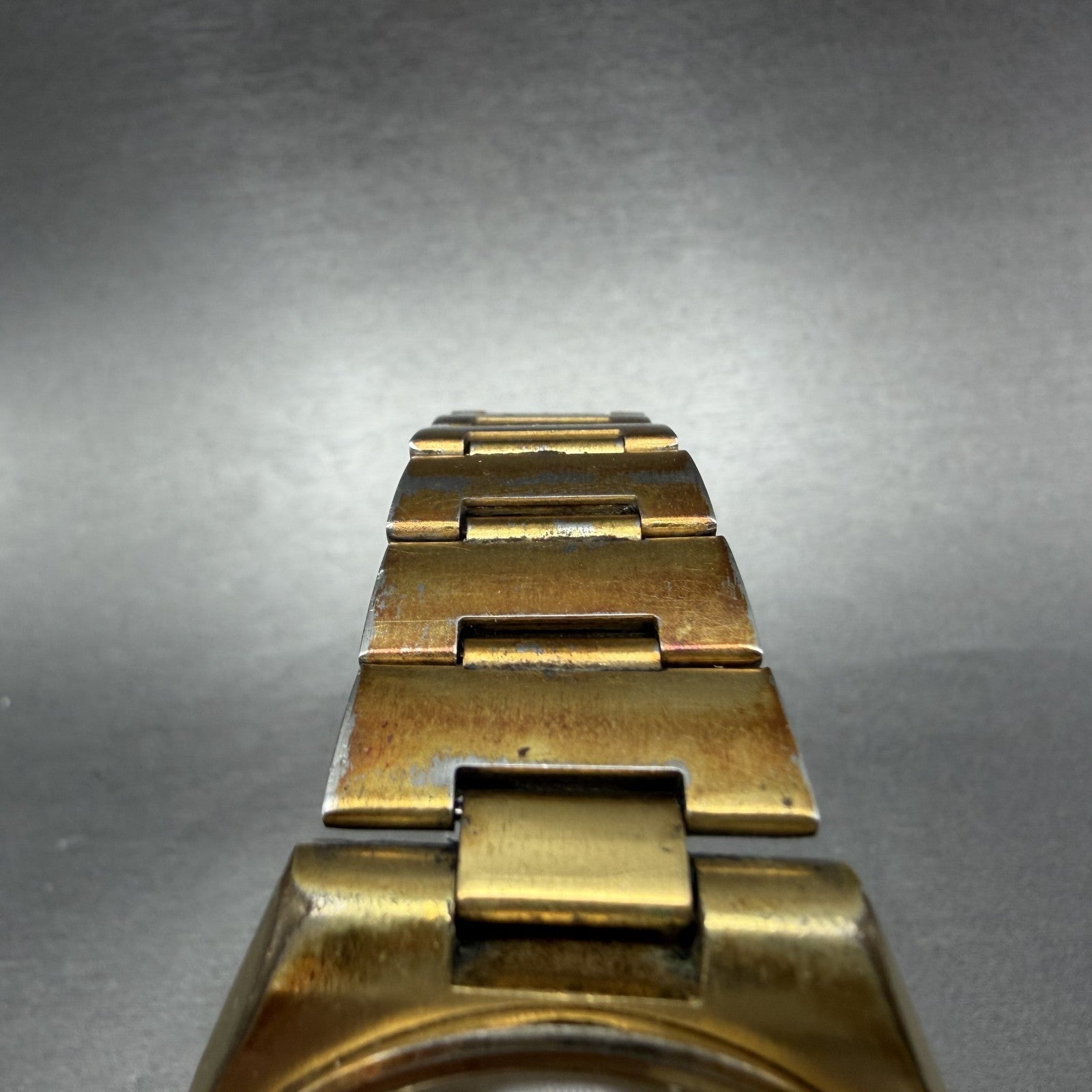 Seiko DX Automatic Watch Men 37mm Brown Dial Gold Tone Daydate 6106-7619 Runs4