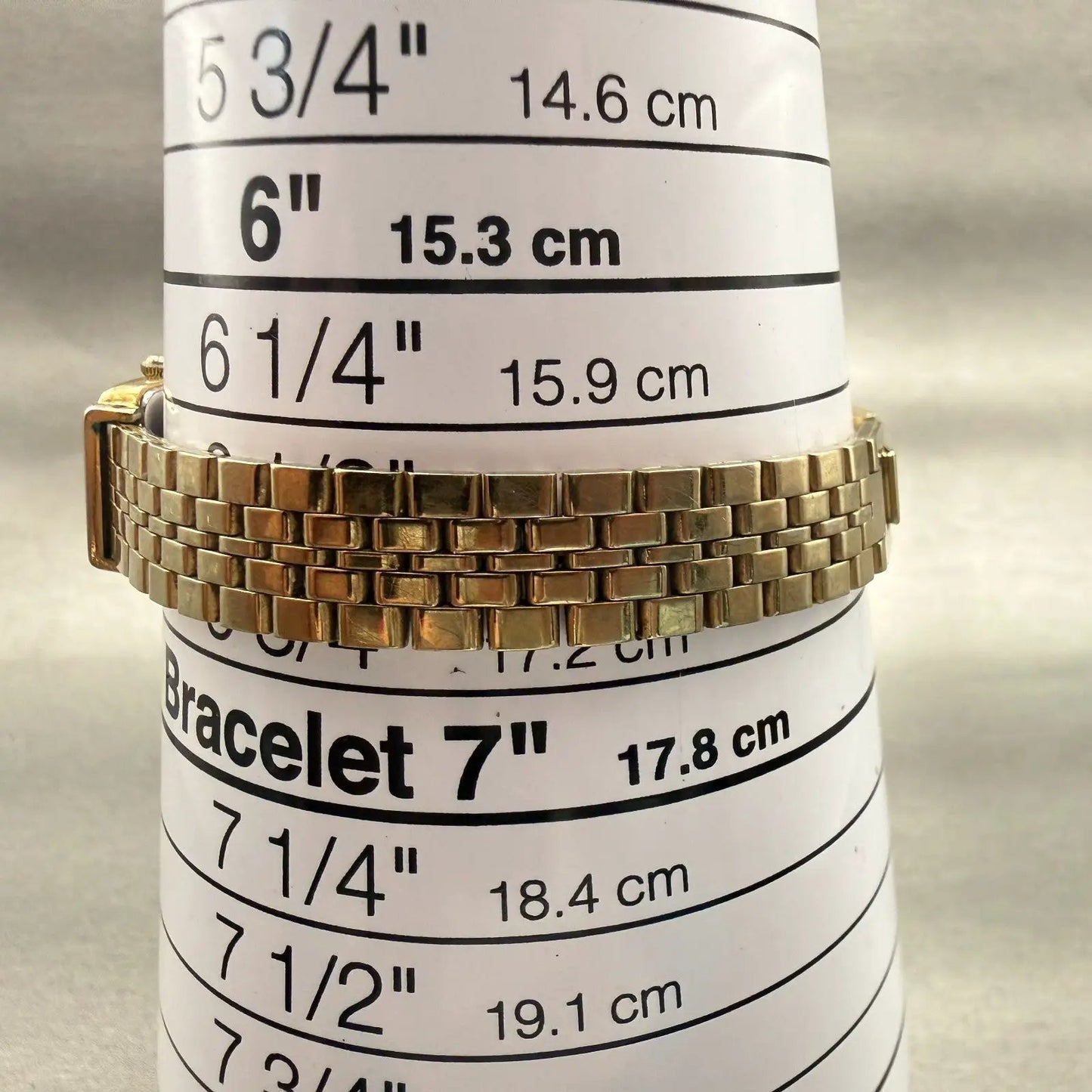 Seiko Watch Women 14mm Gold Dial Gold Tone Rectangle 1F20-5B80 New Battery VTG9