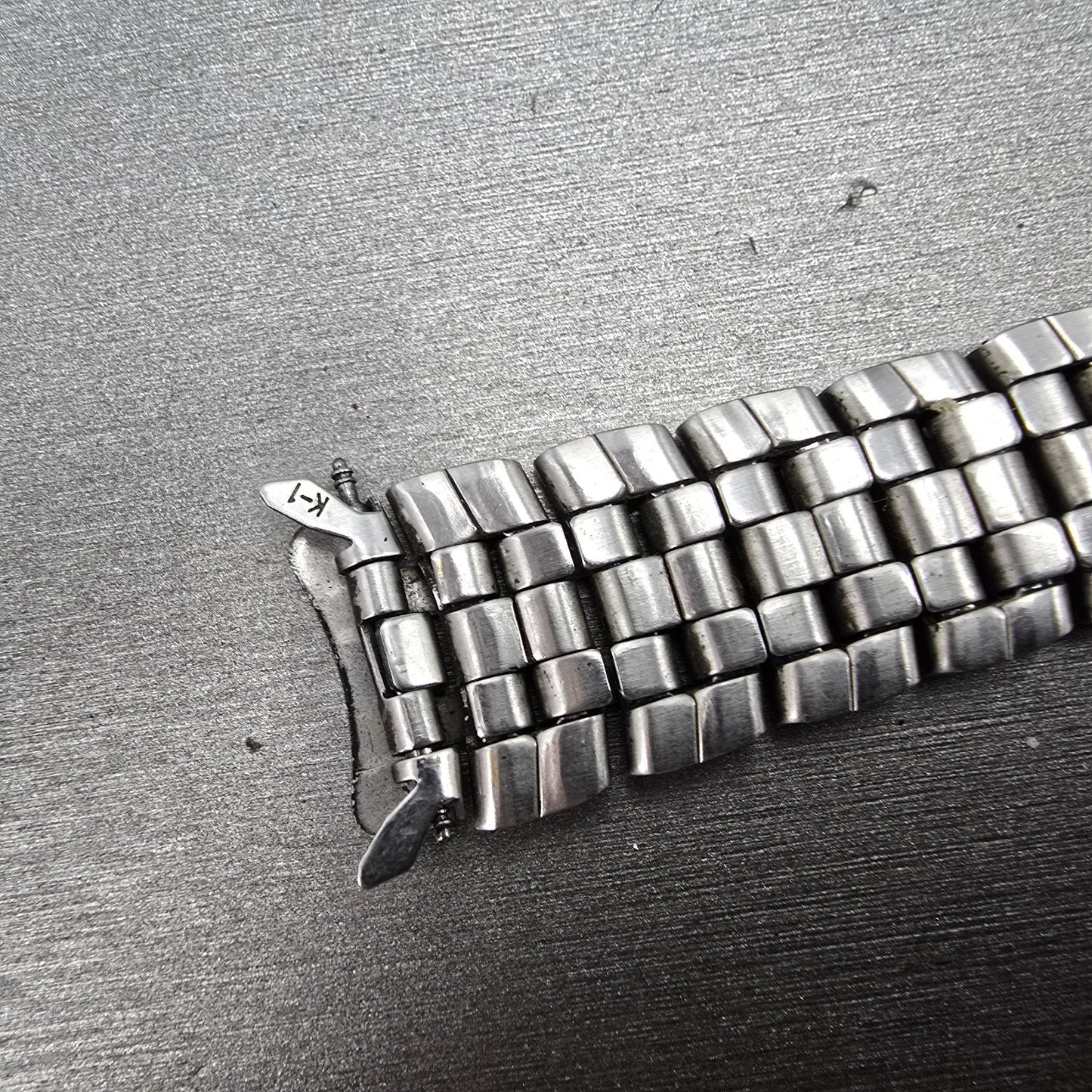 Citizen Bracelet 18mm Stainless Steel Two Tone Tri Folding Clasp VTG READ!!!!!!!11