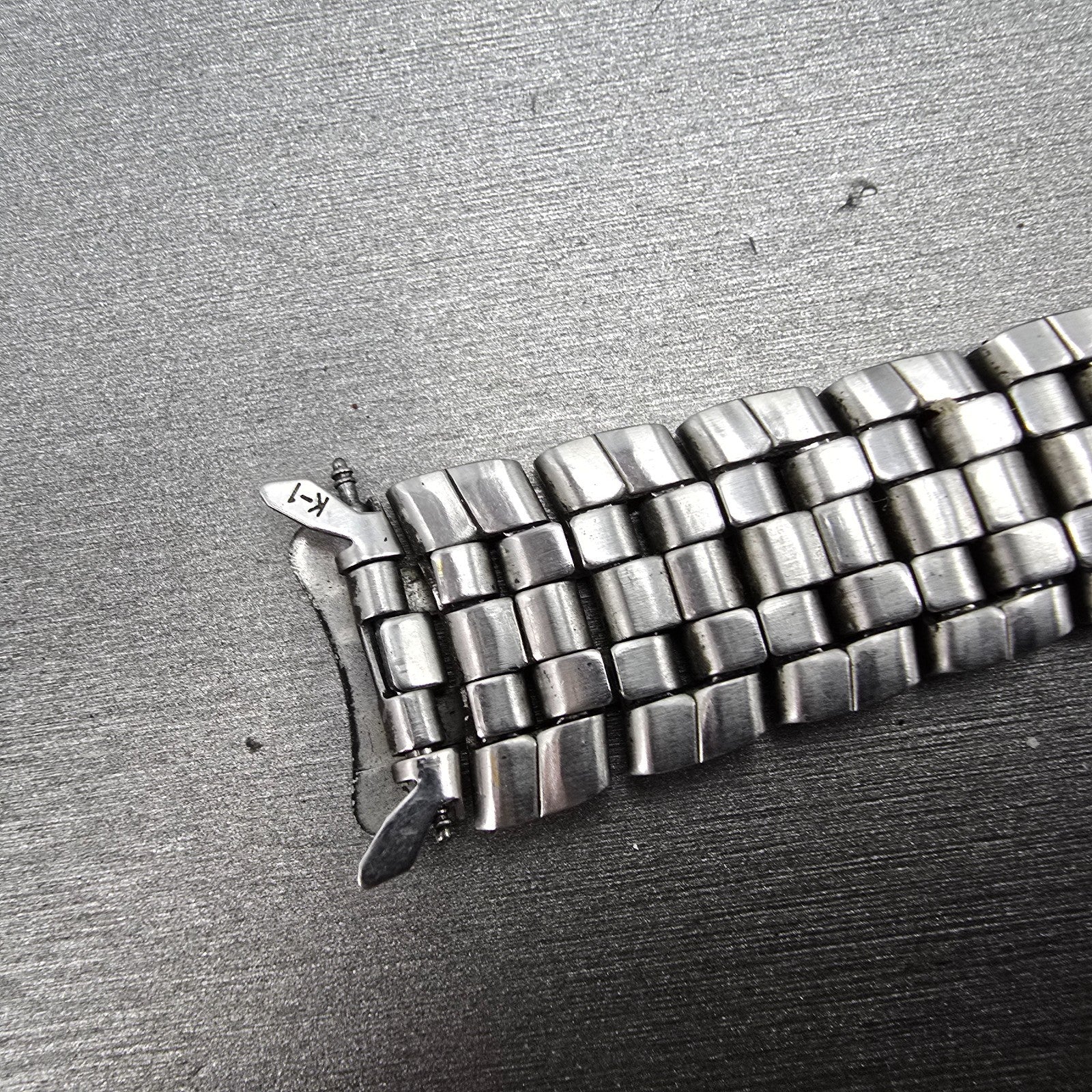 Citizen Bracelet 18mm Stainless Steel Two Tone Tri Folding Clasp VTG READ!!!!!!!11
