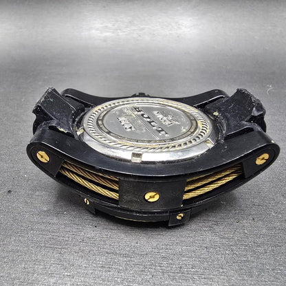 Invicta Reserve Bolt Zeus Chronograph Watch Men 53mm Black Dial Black Gold READ9